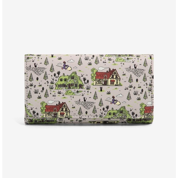 Loungefly Handbags - Loungefly Studio Ghibli Kiki's Delivery Service Map Flap Wallet - BNWT